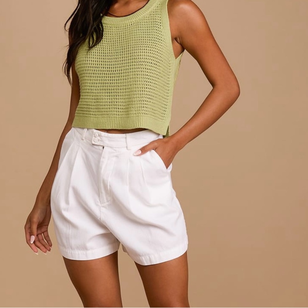 Lulus Sage Green Knit Sweater